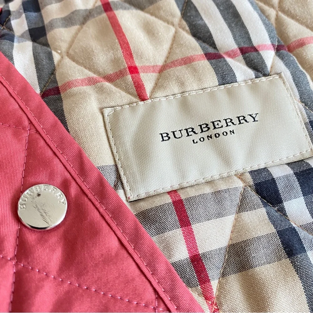 Burberry diamond quilted jacket